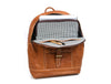 Sagunto Leather Backpack - Caramel Brown - Aaron Leather Goods