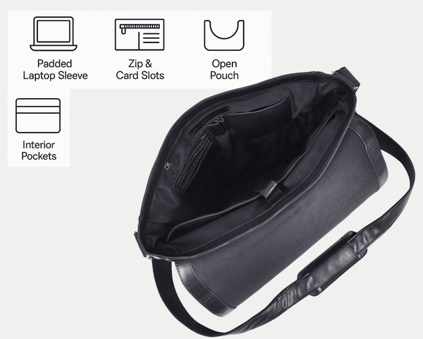 His & Hers Leather Love Set ( Messeng bag & Crossbody Bag Combo ) - Aaron Leather Goods