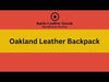 Oakland Leather Backpack - Walnut Brown - Aaron Leather Goods