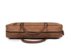 Malaga Canvas Knife Bag - Coffee - Aaron Leather Goods