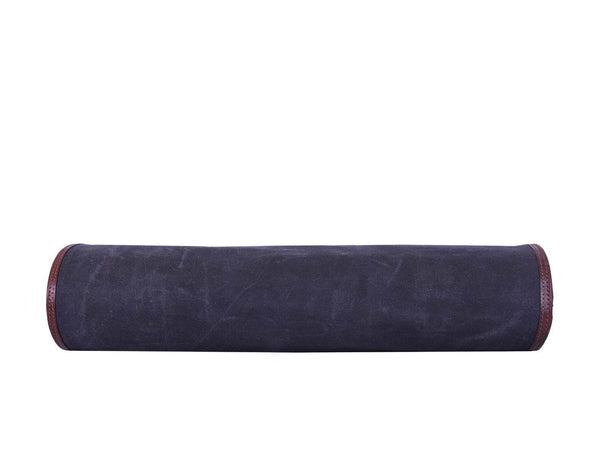Vendome Canvas Knife Roll & Bag Combo - Grey - Aaron Leather Goods