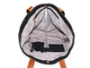 Abston Travel Tote Bag - Raven Black - Aaron Leather Goods