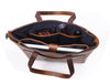 Brittany Travel Tote Bag – Caramel Brown - Aaron Leather Goods