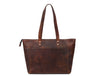 Brittany Travel Tote Bag – Walnut Brown - Aaron Leather Goods