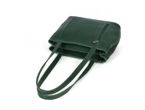 Toledo Leather Handbag - Pine Green - Aaron Leather Goods