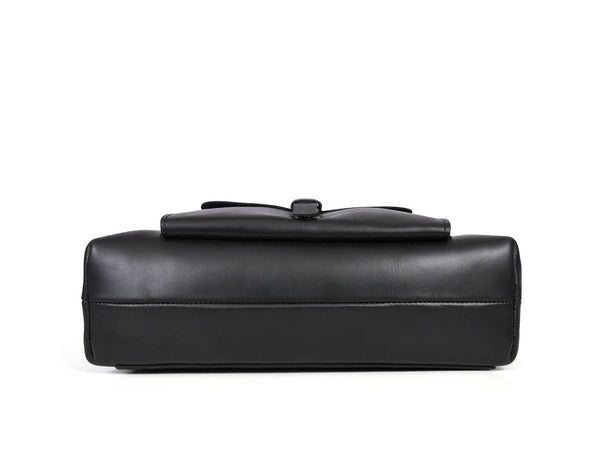 Brittany Travel Tote Bag – Raven Black - Aaron Leather Goods