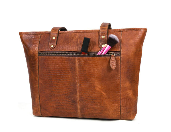 Mieres Travel Tote Bag Combo – Gingerbread - Aaron Leather Goods