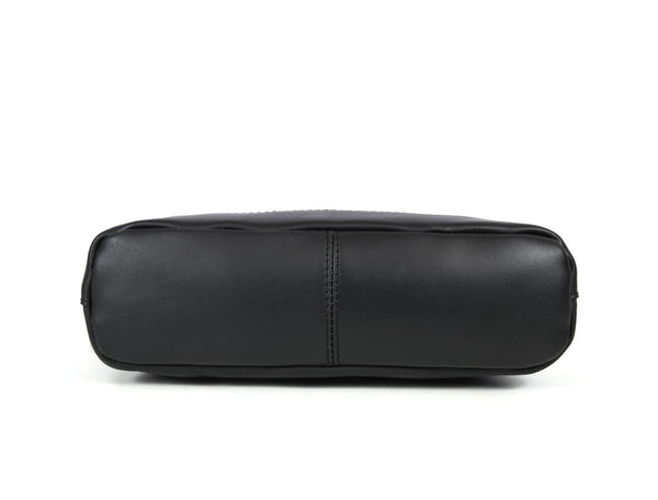 Requena Leather Crossbody Bag - Raven Black - Aaron Leather Goods