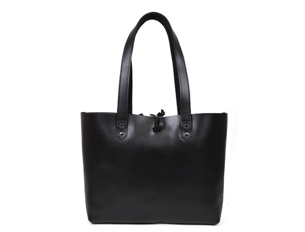 Melilla Travel Tote Bag – Raven Black - Aaron Leather Goods