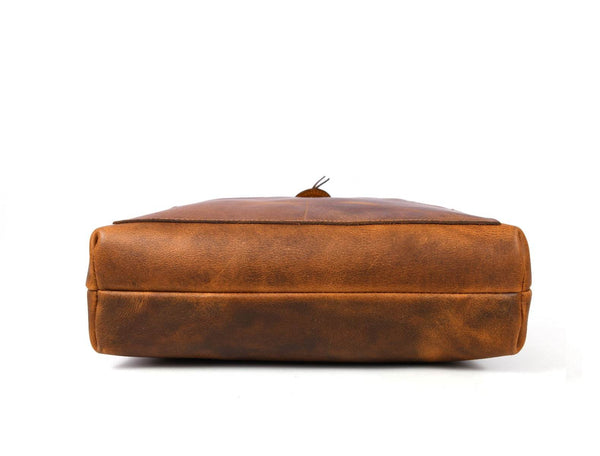 Melilla Travel Tote Bag – Caramel Brown - Aaron Leather Goods