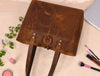 Melilla Travel Tote Bag – Caramel Brown - Aaron Leather Goods