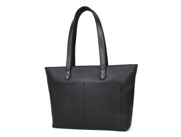 Canaria Travel Tote Bag – Raven Black - Aaron Leather Goods