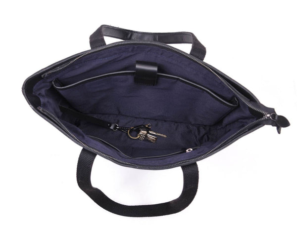 Canaria Travel Tote Bag – Raven Black - Aaron Leather Goods