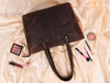 Canaria Travel Tote Bag – Walnut Brown - Aaron Leather Goods