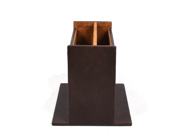 Leather Coaster & Table Organizer Combo - Aaron Leather Goods