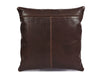 Baltimore Leather Pillow Cover - Walnut Brown - Aaron Leather Goods