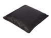 Baltimore Leather Pillow Cover - Raven Black - Aaron Leather Goods