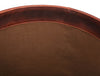 Jolanda Leather Wastebasket - Walnut Brown - Aaron Leather Goods