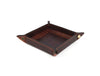 Ramage Leather Valet Tray - Walnut Brown - Aaron Leather Goods