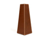 San Francisco Leather Flower Vase - Walnut Brown - Aaron Leather Goods