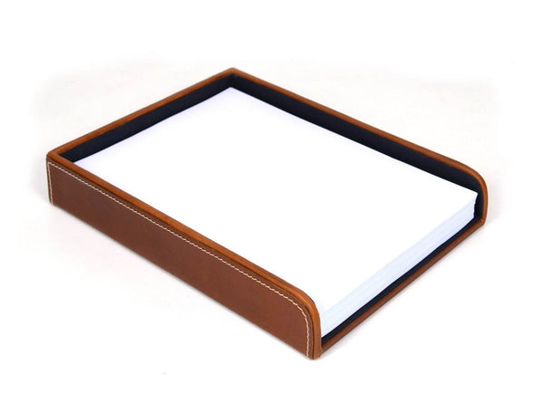 Morefo Leather Letter Tray - Multicolor - Aaron Leather Goods
