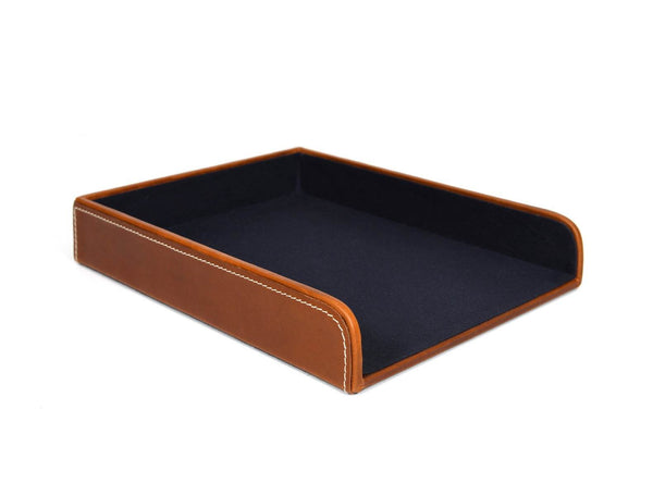Morefo Leather Letter Tray - Multicolor - Aaron Leather Goods
