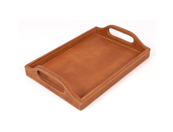 Ombra Leather Serving Tray - Multicolor - Aaron Leather Goods