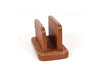 Giunone Leather Desk Card Holder - Caramel Brown - Aaron Leather Goods