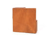 Olimpia Leather Coaster – Caramel Brown - Aaron Leather Goods