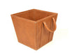 Damocle Leather Bin - Caramel Brown - Aaron Leather Goods