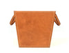 Damocle Leather Bin - Caramel Brown - Aaron Leather Goods