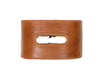 Odino Leather Tissue Holder – Caramel Brown - Aaron Leather Goods