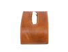 Odino Leather Tissue Holder – Caramel Brown - Aaron Leather Goods