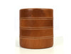 Glam Leather Bookend – Caramel Brown - Aaron Leather Goods