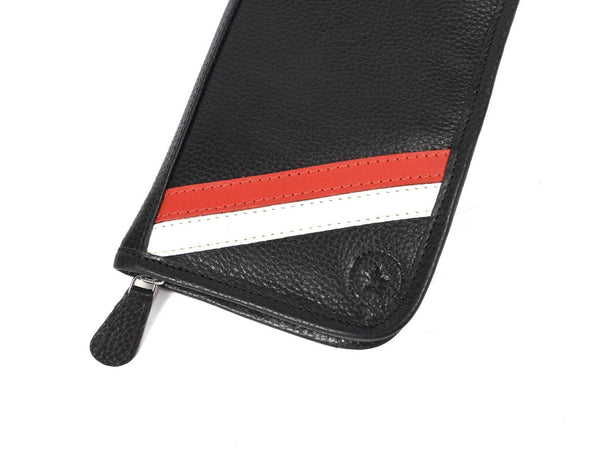 Luxura Tie case - Black - Aaron Leather Goods