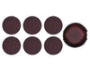 Cannes Leather Coaster - Walnut Brown - Aaron Leather Goods