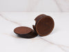 Cannes Leather Coaster - Exotic Print - Aaron Leather Goods