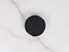 Cannes Leather Coaster - Raven Black - Aaron Leather Goods