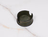 Cannes Leather Coaster - Green - Aaron Leather Goods
