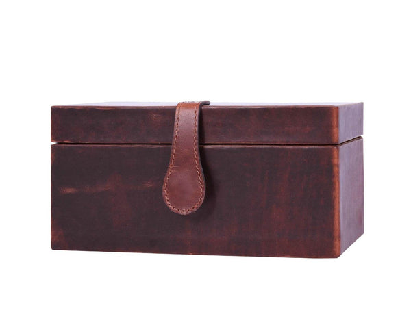 Robinson Leather Watch Case - Walnut Brown - Aaron Leather Goods