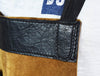 Florence Suede Apron - Raven Black - Aaron Leather Goods