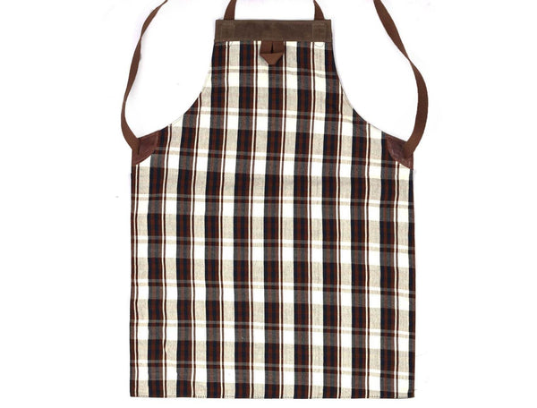 Leon Waxed Canvas Apron - Seaweed Green - Aaron Leather Goods