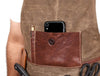 Leon Waxed Canvas Apron - Seaweed Green - Aaron Leather Goods