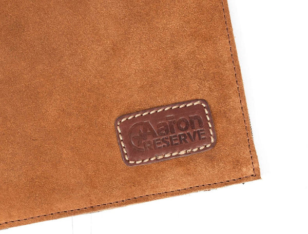 Florence Suede Apron - Chestnut - Aaron Leather Goods