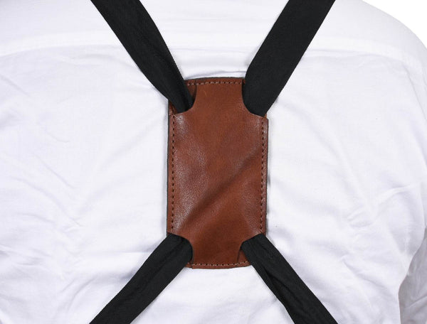 Arucas Suede Apron - Caramel Brown - Aaron Leather Goods