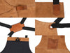 Florence Suede Apron - Light Brown - Aaron Leather Goods