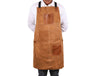 Florence Suede Apron - Light Brown - Aaron Leather Goods
