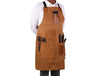 Florence Suede Apron - Light Brown - Aaron Leather Goods
