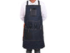 Benito Leather Canvas Apron - Denim Blue - Aaron Leather Goods