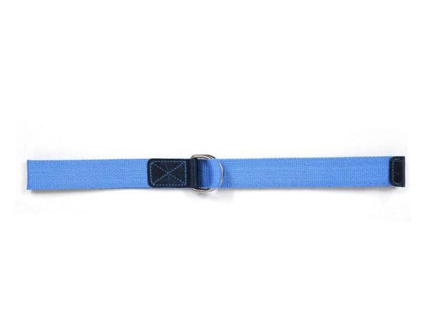 Paso Canvas Belt with D - ring - Blue - Aaron Leather Goods